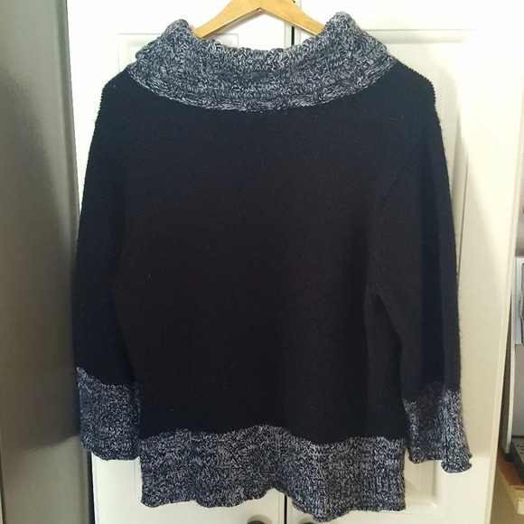 Rochelle California Cowl Neck Wool Blend Sweater - Picture 5 of 7